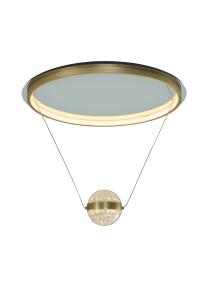 250088L-BS TURKAN LAMPA SUFITOWA ZŁOTA/GOLD Zuma Line