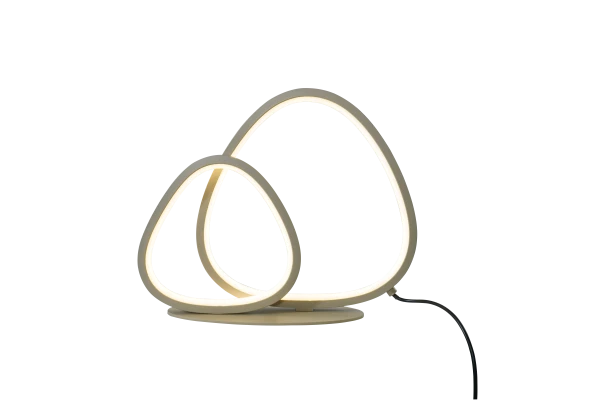 250015T2-BE HURON LAMPA STOŁOWA BEŻ/BEIGE Zuma Line