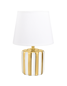 HS9143-GD LAMPA STOŁOWA BIAŁO-ZŁOTA/WHITE-GOLD Zuma Line