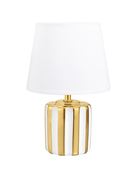 HS9143-GD LAMPA STOŁOWA BIAŁO-ZŁOTA/WHITE-GOLD Zuma Line