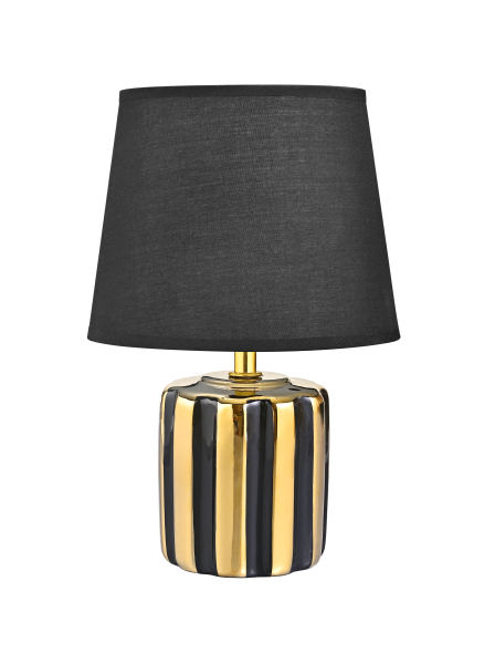 HS9143-BL LAMPA STOŁOWA CZARNO-ZŁOTA/BLACK-GOLD Zuma Line