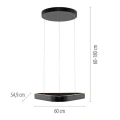 2690-18 Q-STRETTO LAMPA WISZĄCA CZARNA Paul Neuhaus