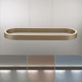 2688-97 Q-STRETTO LAMPA WISZĄCA BRĄZ Paul Neuhaus