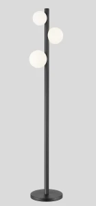 F0574-03N-P7AA FORES LAMPA PODŁOGOWA CZARNY MAT/MATT BLACK Zuma Line