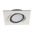Ruchome oczko białe kwadratowe BOXY GU10/AR111 20071-WH Zuma Line
