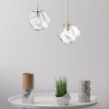Lampa wisząca dekoracyjna szklany klosz chrom ROCK P0488-01A-F4AC Zuma Line
