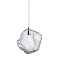 Lampa wisząca dekoracyjna szklany klosz chrom ROCK P0488-01A-F4AC Zuma Line