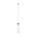 Lampa wisząca szklany klosz tuba do salonu GEM P0389-01D-F7AC Zuma Line