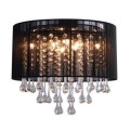 Elegancka lampa sufitowa z abażurem i kryształkami do salonu VERONA RLX92174-8B Zuma Line