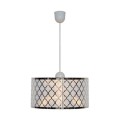 Lampa wisząca klasyczna z abażurem do jadalni na E27 SURIN P18143B Zuma Line