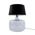 Lampa stołowa BATUMI szklana owalna podstawa do salonu 5528BK Zuma Line