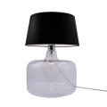 Lampa stołowa BATUMI szklana owalna podstawa do salonu 5528BK Zuma Line