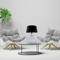 Lampa stołowa BATUMI szklana owalna podstawa do salonu 5528BK Zuma Line