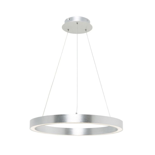 Lampa wisząca srebrna 40W 50cm Ledowa obręcz 4000K CARLO PL200910-500-SL Zuma Line