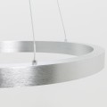 Lampa wisząca srebrna 40W 50cm Ledowa obręcz 4000K CARLO PL200910-500-SL Zuma Line