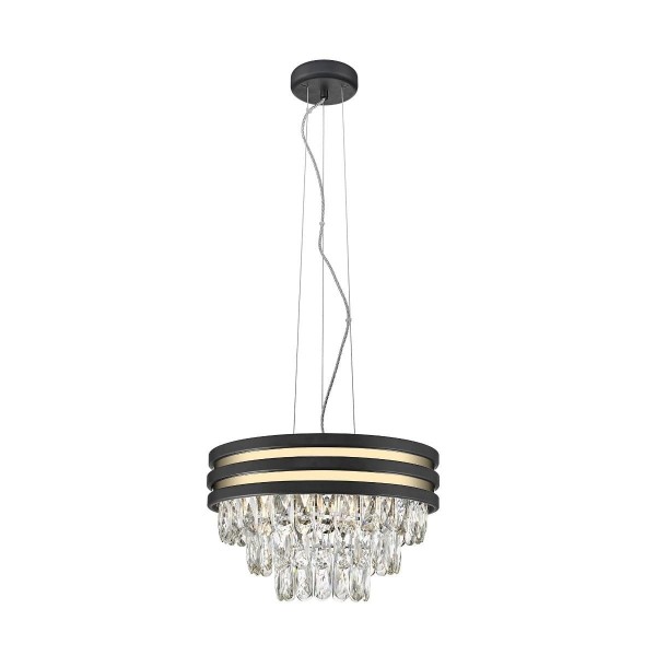 Lampa wisząca kryształowa NAICA do salonu P0525-04A-P7D7 Zuma Line