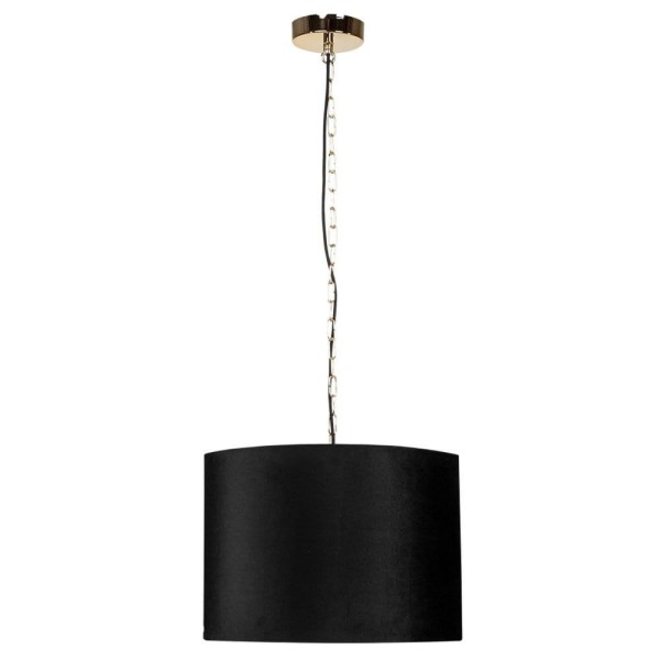 Lampa wisząca do salonu na E27 INGA na łańcuszku P06-GD-BK Zuma Line