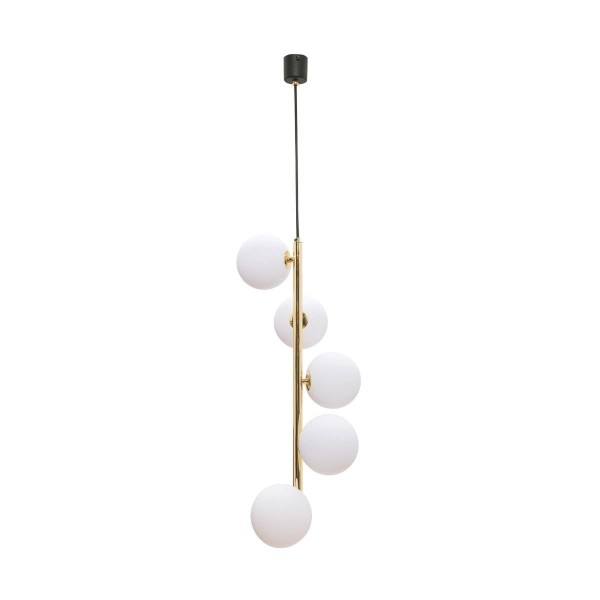 Lampa wisząca pionowa z dekoracyjnymi szklanymi kloszami ALI 5648 Zuma Line
