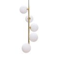 Lampa wisząca pionowa z dekoracyjnymi szklanymi kloszami ALI 5648 Zuma Line