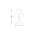 Drewniana lampa stołowa do salonu OAK na E27 4113603 Zuma Line