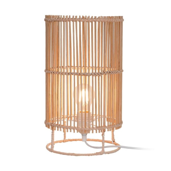 Lampa stołowa w stylu Eko drewniana klatka EDIN P18224-1T-D20 Zuma Line