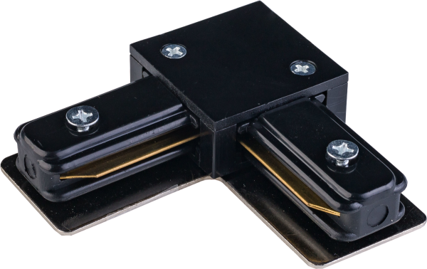 Łącznik kątowy czarny do szyn 1-fazowych 2040 Zuma Line