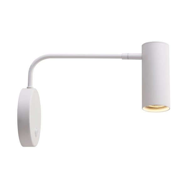 Kinkiet TUBO biała ścienna lampa na wysięgniku  GU10 20034-WH-N Zuma Line