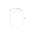 Kinkiet biały SANDY SQUARE do holu IP20 2xGU10 92697-N Zuma Line