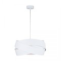 Lampa wisząca nowoczesny żyrandol do sypialni TORNADO 40 cm biały 1113 Zuma Line