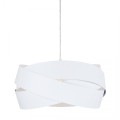 Lampa wisząca nowoczesny żyrandol do sypialni TORNADO 40 cm biały 1113 Zuma Line