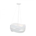 Lampa wisząca TORNADO 50 cm biała podwieszana do salonu E27 1117 Zuma Line
