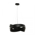 Lampa wisząca regulowana nowoczesny czarny klosz TORNADO 50 cm 1118 Zuma Line