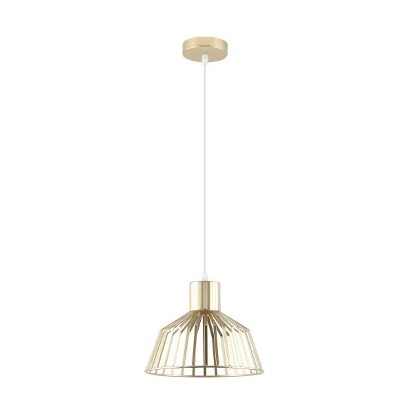 Lampa wisząca zwis z dekoracyjnym kloszem DOLIA złoty A8078-GLD Zuma Line