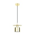 Lampa wisząca SARDA Złoty zwis do salonu na E27 A8183 Zuma Line