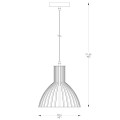 Lampa wisząca DOLIA Złoty geometryczny klosz A8082-GLD Zuma Line