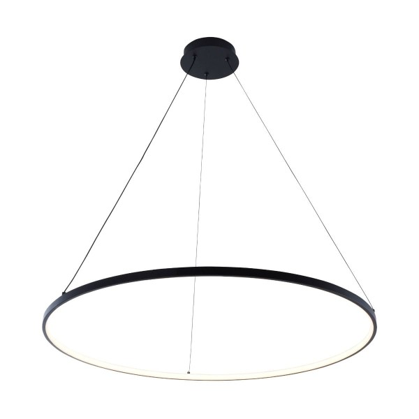 Lampa wisząca BRENO Ø80cm czarny LED 2023201-BK80 Zuma Line