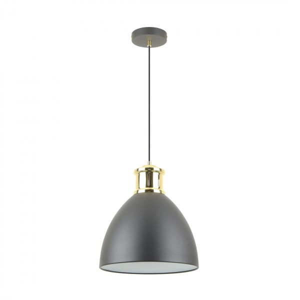 Lampa wisząca żyrandol MENSA czarny złote dodatki E27 A8050L-SBK Zuma Line