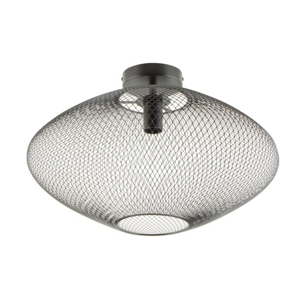 Lampa sufitowa nowoczesny druciany klosz ORION czarna A8193-MBK Zuma Line