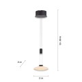 Lampa wisząca sufitowa LAUTADA 1 - punktowa czarny PaulNeuhaus - 2080-18