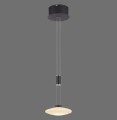 Lampa wisząca sufitowa LAUTADA 1 - punktowa czarny PaulNeuhaus - 2080-18