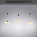 Lampa wisząca sufitowa LAUTADA 3 - punktowa czarny PaulNeuhaus - 2081-18