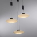 Lampa wisząca sufitowa LAUTADA 3 - punktowa czarny PaulNeuhaus - 2082-18