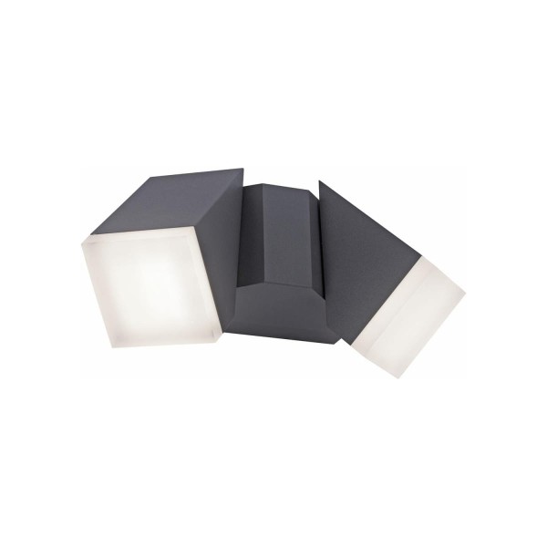 Kinkiet ścienny LED IP54 RYAN 2 - punktowa antracyt PaulNeuhaus - 9722-13