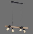 Lampa wisząca sufitowa CANOP 4 - punktowa czarny LeuchtenDirekt - 15630-18