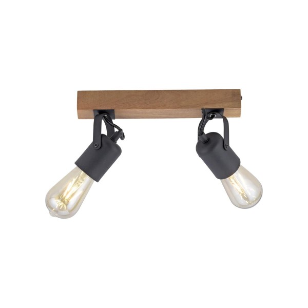 Lampa sufitowa CANOP 2 - punktowa czarny LeuchtenDirekt - 15632-18