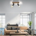Lampa sufitowa CANOP 2 - punktowa czarny LeuchtenDirekt - 15632-18