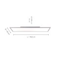 Lampa sufitowa FLAT 1 - punktowa srebrny LeuchtenDirekt - 14753-21