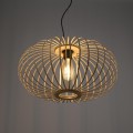 Lampa wisząca sufitowa RACOON 1 - punktowa naturalnego drewna LeuchtenDirekt - 11409-79