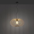 Lampa wisząca sufitowa RACOON 1 - punktowa naturalnego drewna LeuchtenDirekt - 11409-79