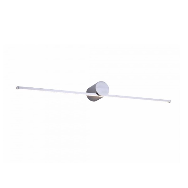 Kinkiet ścienny prosty 60cm LED barwa neutralna CAMARA  do nowoczesnych wnętrz W89949-8W-CH Zuma Line
